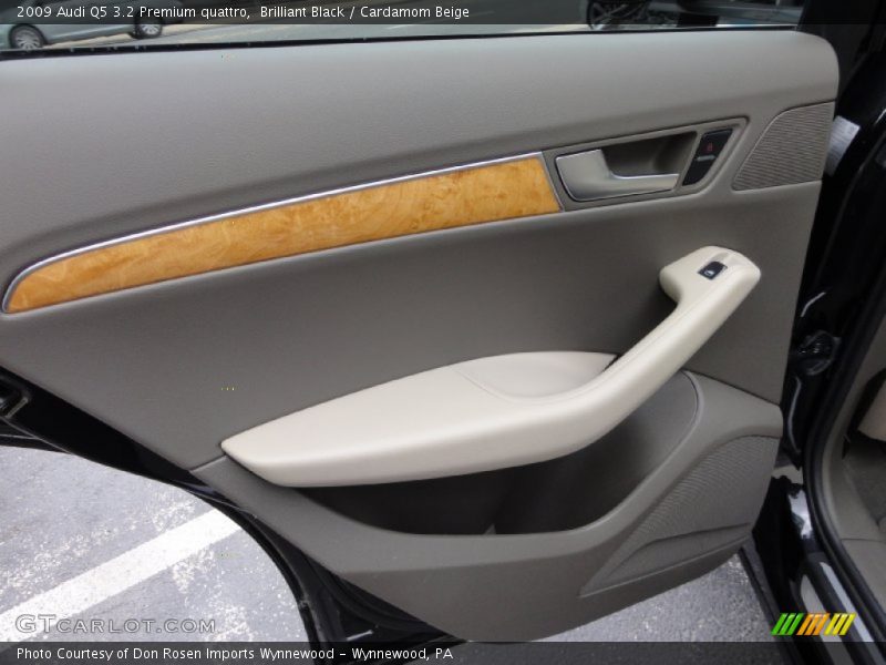 Brilliant Black / Cardamom Beige 2009 Audi Q5 3.2 Premium quattro