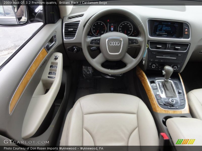 Brilliant Black / Cardamom Beige 2009 Audi Q5 3.2 Premium quattro