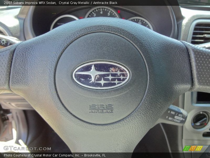 Crystal Gray Metallic / Anthracite Black 2007 Subaru Impreza WRX Sedan