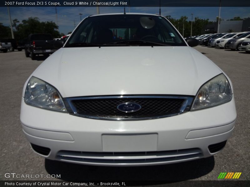 Cloud 9 White / Charcoal/Light Flint 2007 Ford Focus ZX3 S Coupe
