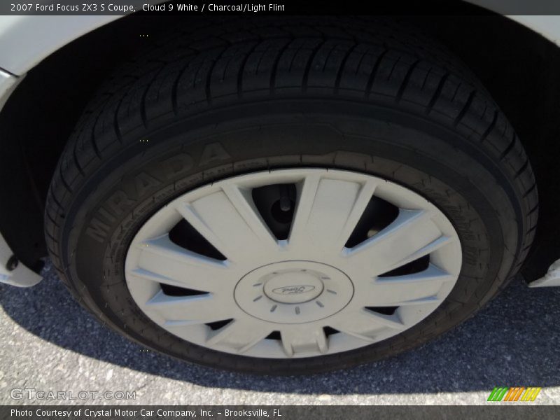Cloud 9 White / Charcoal/Light Flint 2007 Ford Focus ZX3 S Coupe