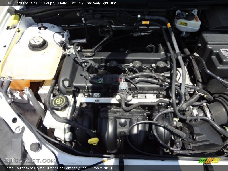 Cloud 9 White / Charcoal/Light Flint 2007 Ford Focus ZX3 S Coupe