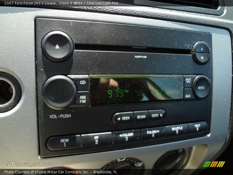 Cloud 9 White / Charcoal/Light Flint 2007 Ford Focus ZX3 S Coupe