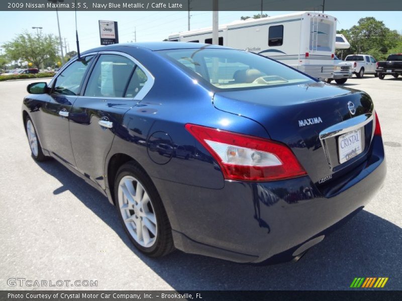 Navy Blue Metallic / Caffe Latte 2009 Nissan Maxima 3.5 S