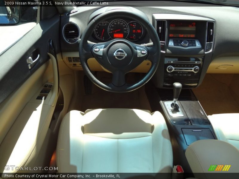 Navy Blue Metallic / Caffe Latte 2009 Nissan Maxima 3.5 S