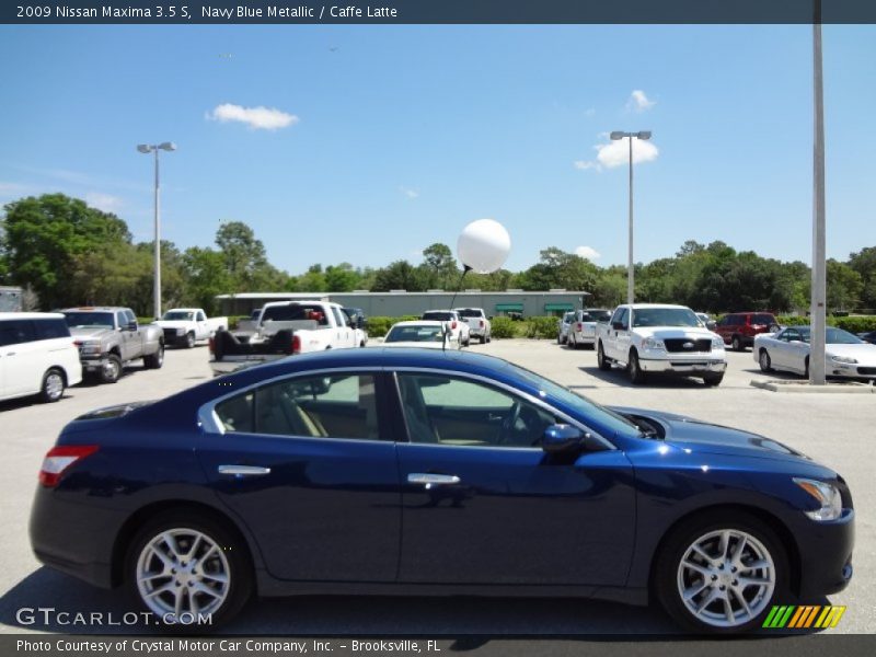 Navy Blue Metallic / Caffe Latte 2009 Nissan Maxima 3.5 S