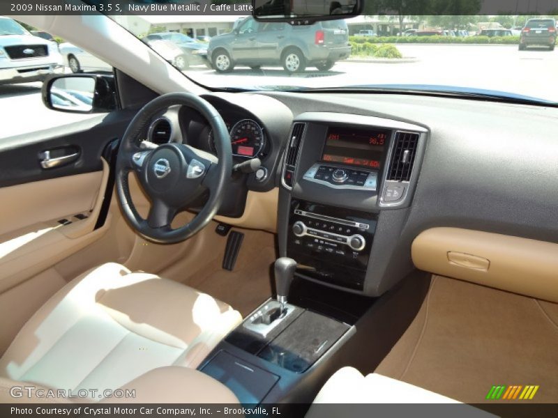 Navy Blue Metallic / Caffe Latte 2009 Nissan Maxima 3.5 S