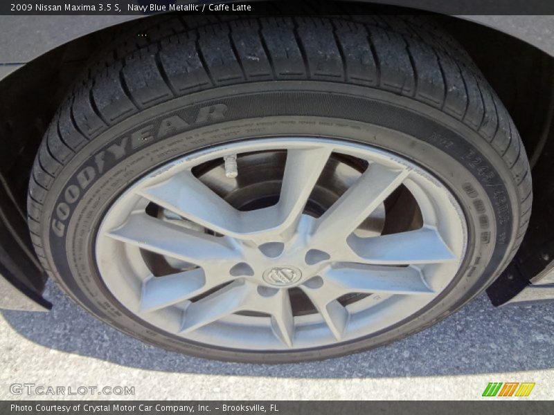 Navy Blue Metallic / Caffe Latte 2009 Nissan Maxima 3.5 S