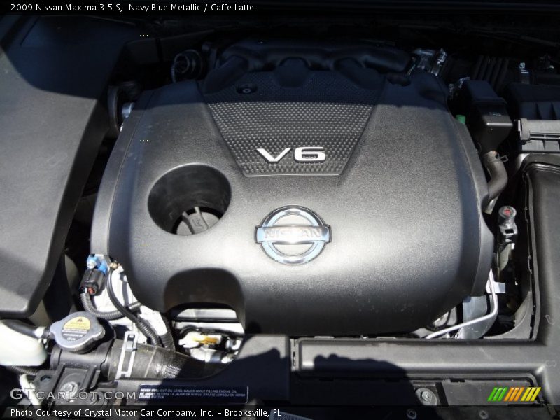 Navy Blue Metallic / Caffe Latte 2009 Nissan Maxima 3.5 S