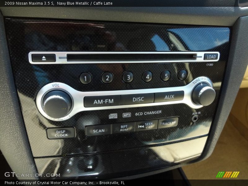 Navy Blue Metallic / Caffe Latte 2009 Nissan Maxima 3.5 S