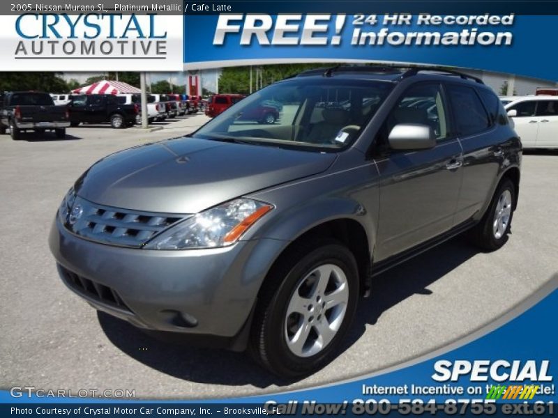 Platinum Metallic / Cafe Latte 2005 Nissan Murano SL