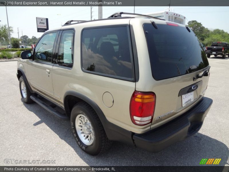Harvest Gold Metallic / Medium Prairie Tan 2000 Ford Explorer Sport