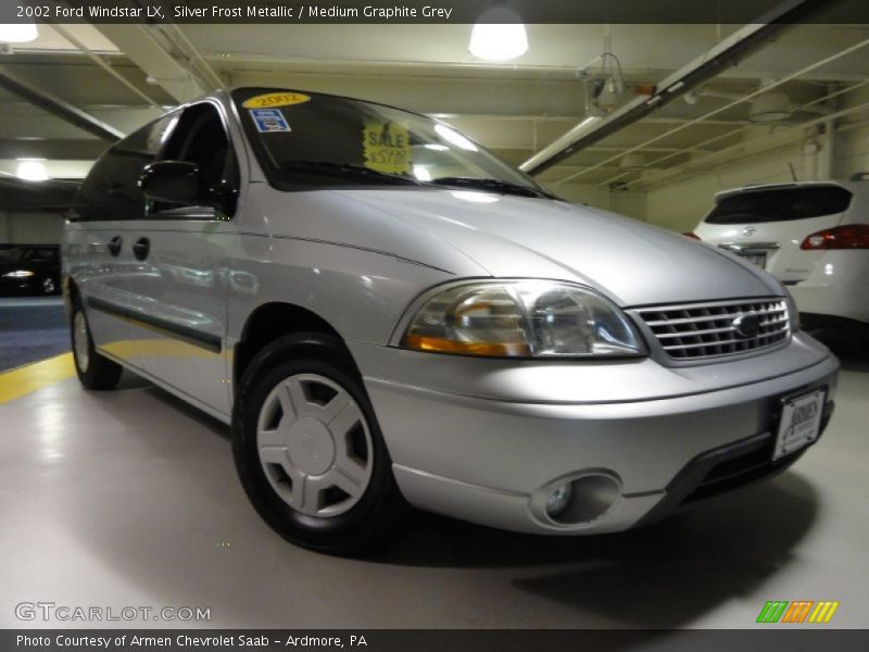 Silver Frost Metallic / Medium Graphite Grey 2002 Ford Windstar LX