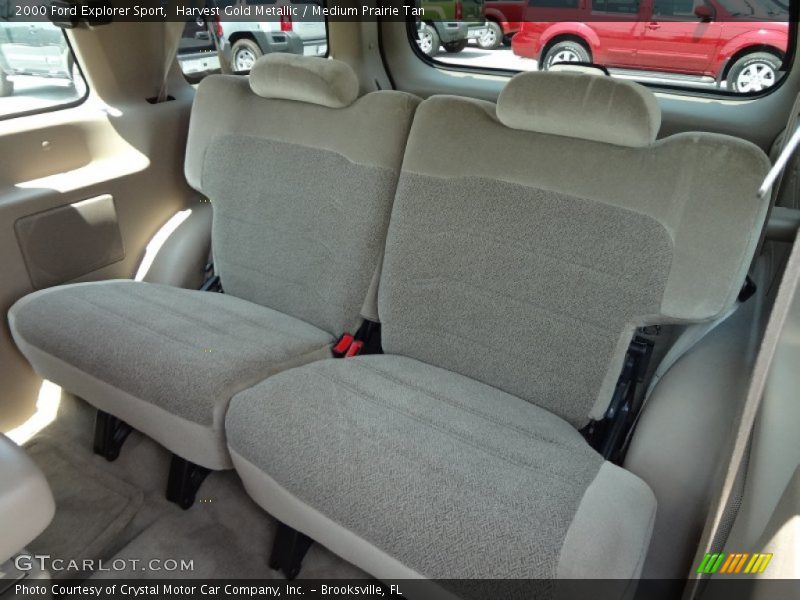 Rear Seat of 2000 Explorer Sport