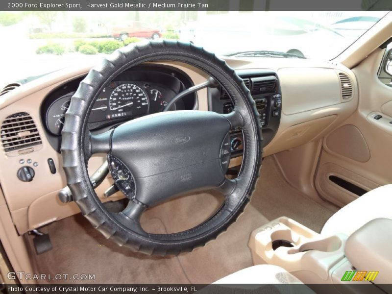 Harvest Gold Metallic / Medium Prairie Tan 2000 Ford Explorer Sport