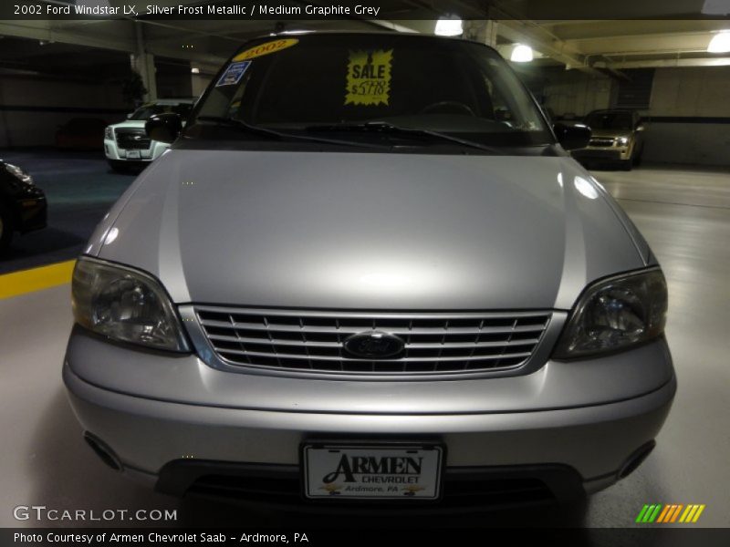 Silver Frost Metallic / Medium Graphite Grey 2002 Ford Windstar LX