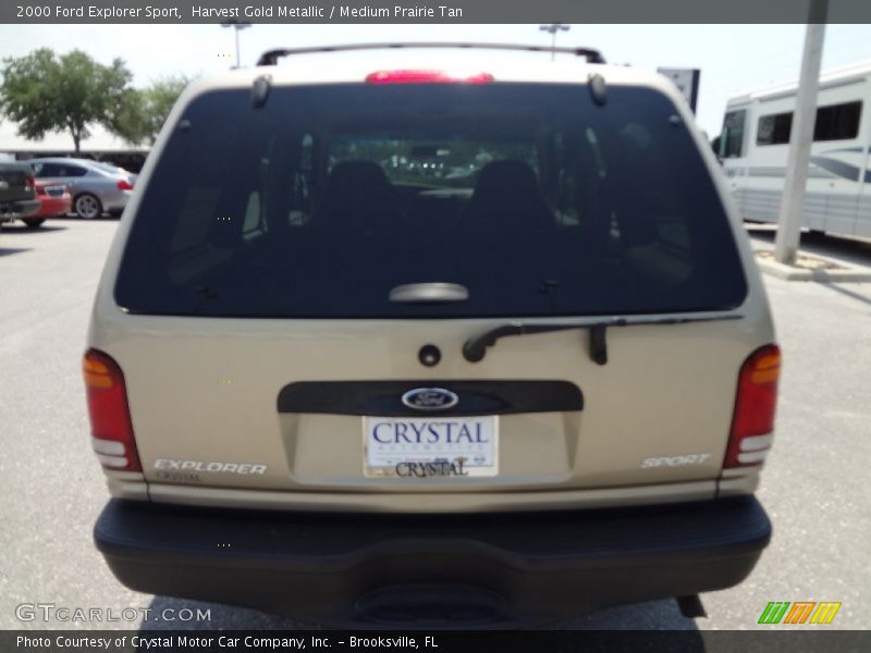 Harvest Gold Metallic / Medium Prairie Tan 2000 Ford Explorer Sport