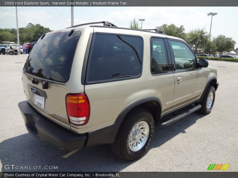 Harvest Gold Metallic / Medium Prairie Tan 2000 Ford Explorer Sport