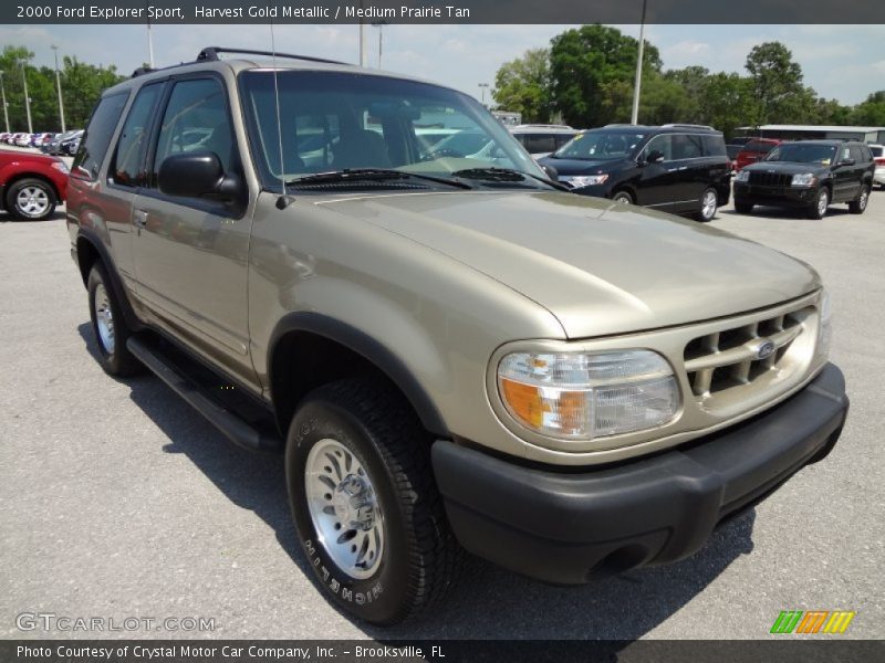 Harvest Gold Metallic / Medium Prairie Tan 2000 Ford Explorer Sport