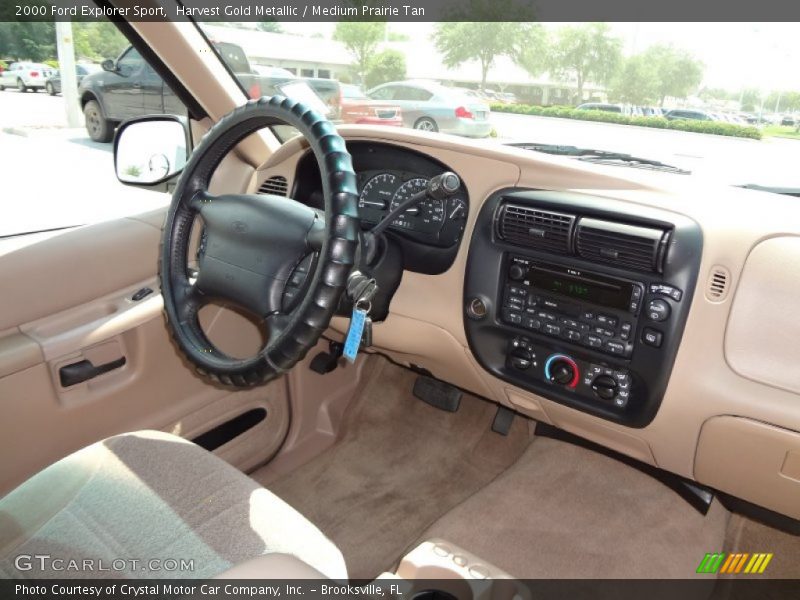 Harvest Gold Metallic / Medium Prairie Tan 2000 Ford Explorer Sport