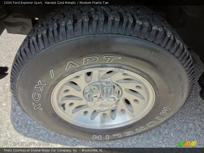Harvest Gold Metallic / Medium Prairie Tan 2000 Ford Explorer Sport
