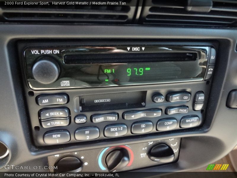 Harvest Gold Metallic / Medium Prairie Tan 2000 Ford Explorer Sport