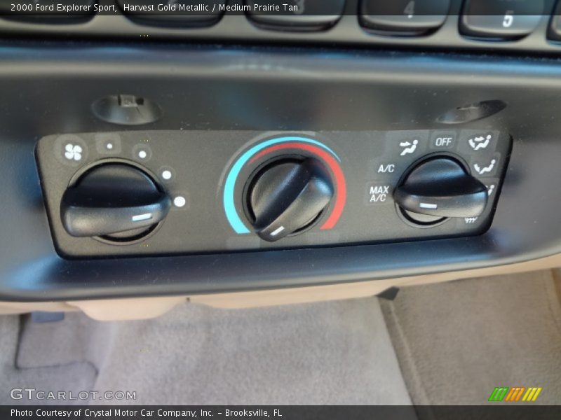 Harvest Gold Metallic / Medium Prairie Tan 2000 Ford Explorer Sport