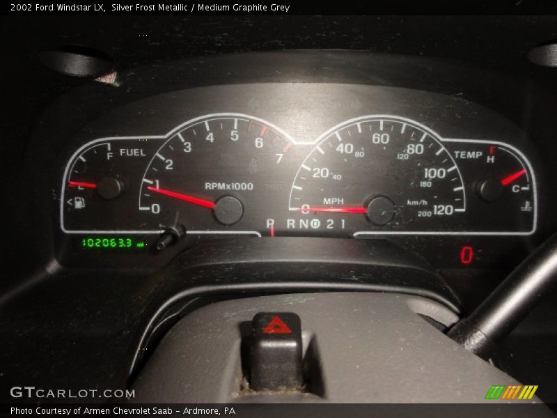 Silver Frost Metallic / Medium Graphite Grey 2002 Ford Windstar LX