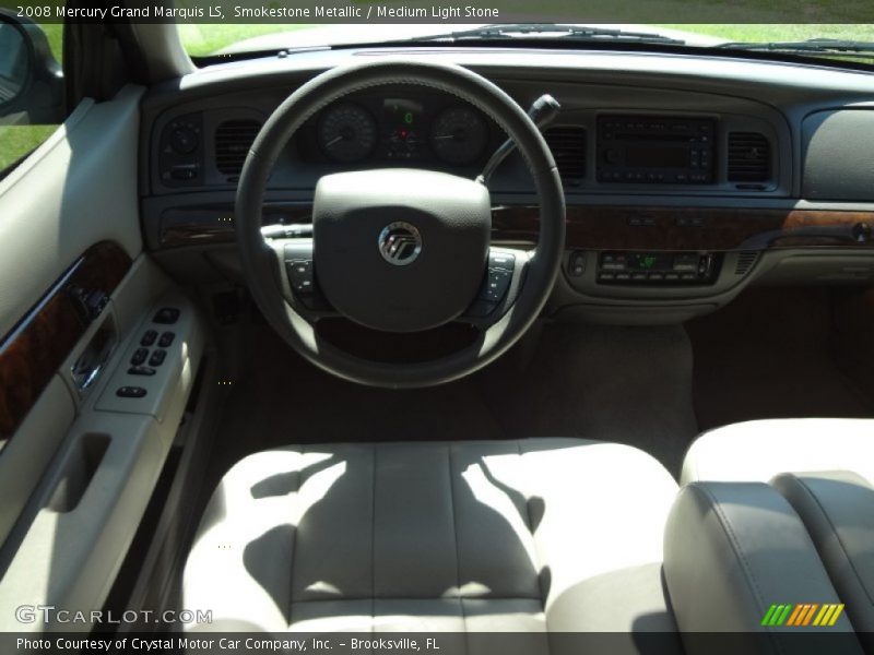 Smokestone Metallic / Medium Light Stone 2008 Mercury Grand Marquis LS