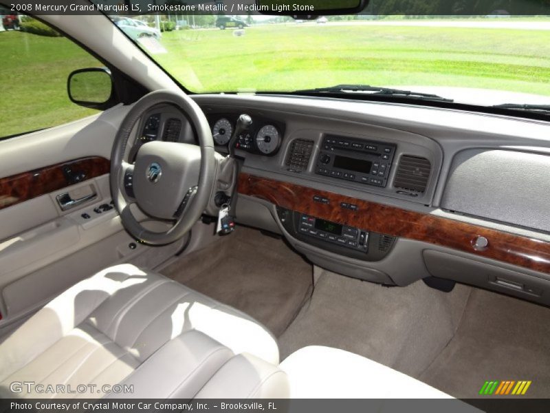 Smokestone Metallic / Medium Light Stone 2008 Mercury Grand Marquis LS