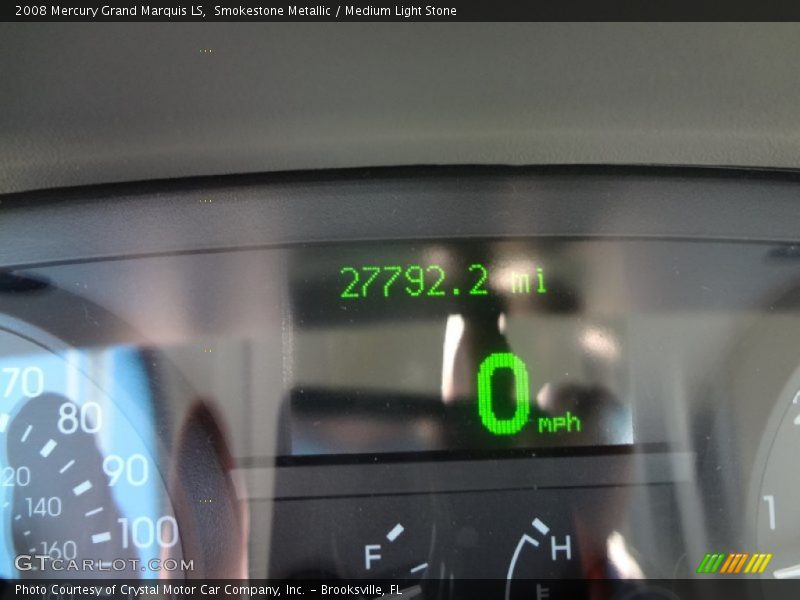 Smokestone Metallic / Medium Light Stone 2008 Mercury Grand Marquis LS