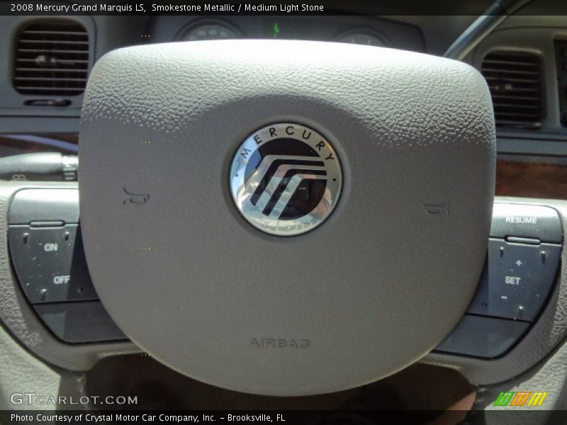 Smokestone Metallic / Medium Light Stone 2008 Mercury Grand Marquis LS