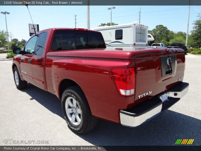 Red Brawn / Almond 2008 Nissan Titan SE King Cab