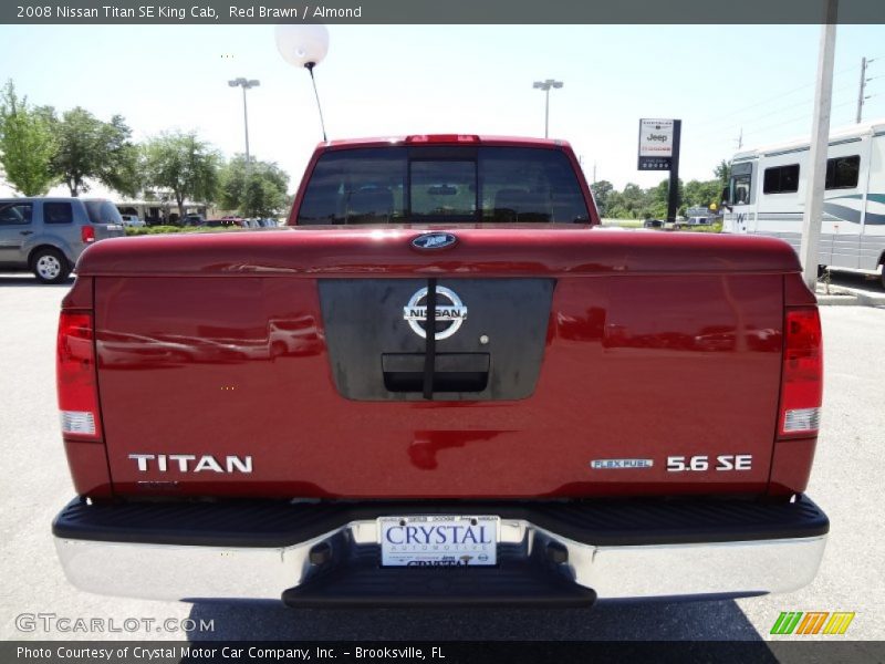 Red Brawn / Almond 2008 Nissan Titan SE King Cab