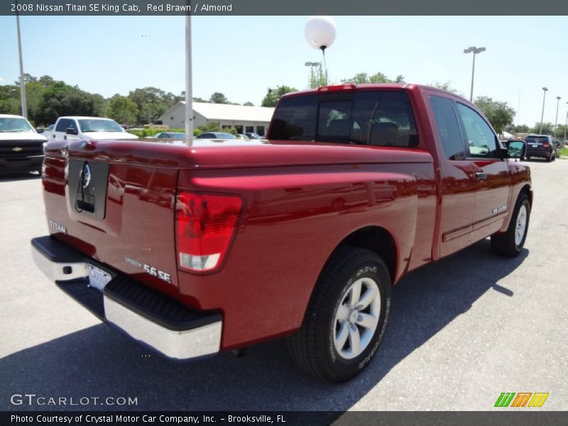 Red Brawn / Almond 2008 Nissan Titan SE King Cab