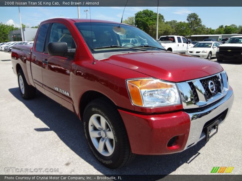 Red Brawn / Almond 2008 Nissan Titan SE King Cab