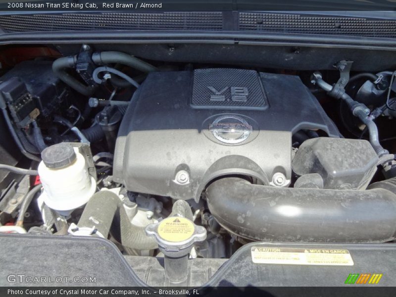 Red Brawn / Almond 2008 Nissan Titan SE King Cab