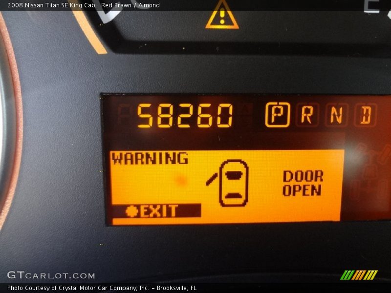 Red Brawn / Almond 2008 Nissan Titan SE King Cab