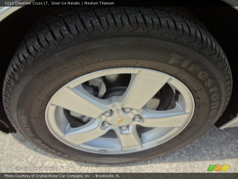 Silver Ice Metallic / Medium Titanium 2011 Chevrolet Cruze LT