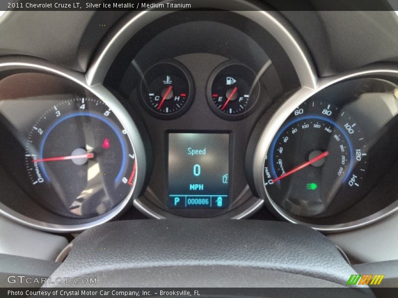 Silver Ice Metallic / Medium Titanium 2011 Chevrolet Cruze LT