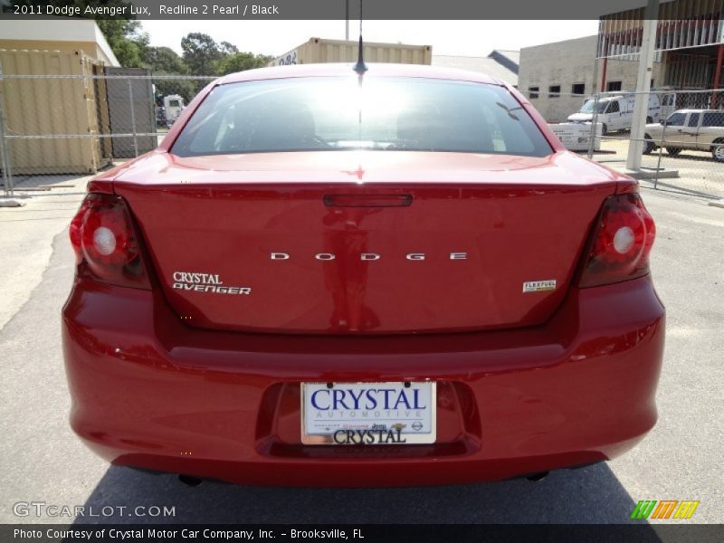 Redline 2 Pearl / Black 2011 Dodge Avenger Lux