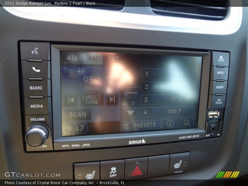 Redline 2 Pearl / Black 2011 Dodge Avenger Lux