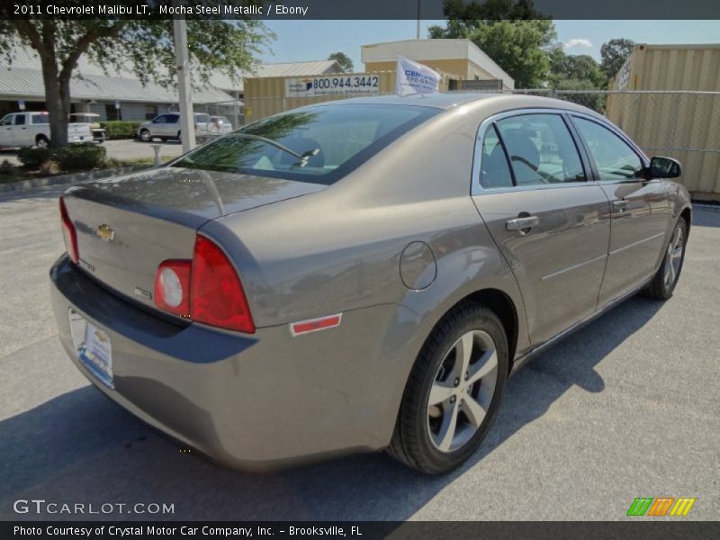 Mocha Steel Metallic / Ebony 2011 Chevrolet Malibu LT