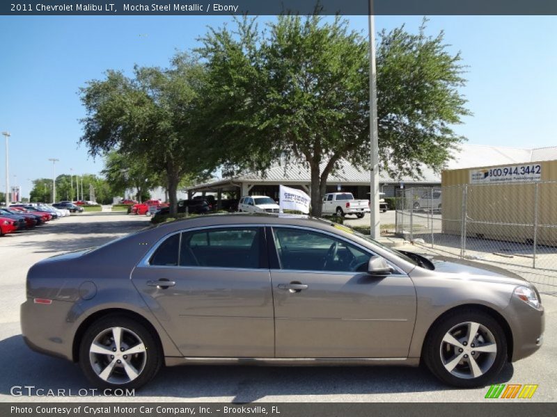 Mocha Steel Metallic / Ebony 2011 Chevrolet Malibu LT