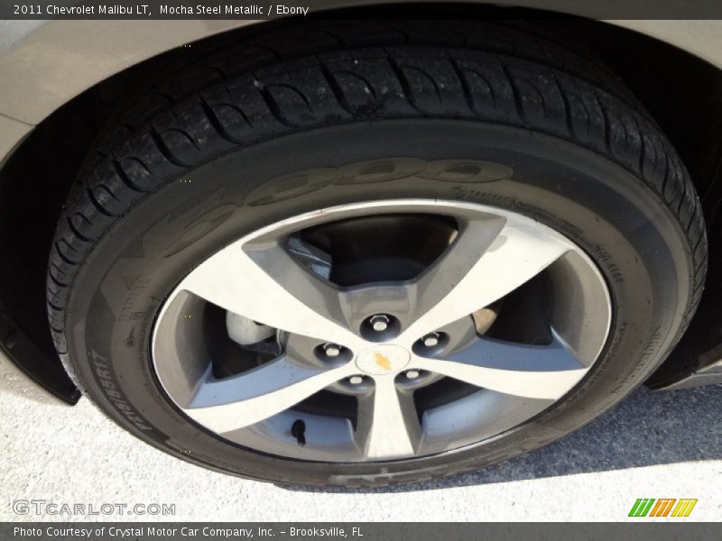 Mocha Steel Metallic / Ebony 2011 Chevrolet Malibu LT