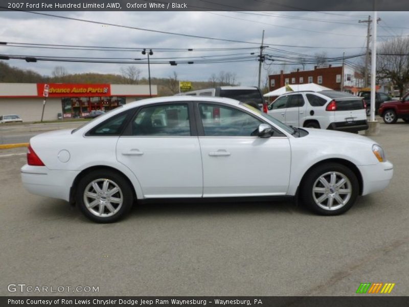 Oxford White / Black 2007 Ford Five Hundred Limited AWD