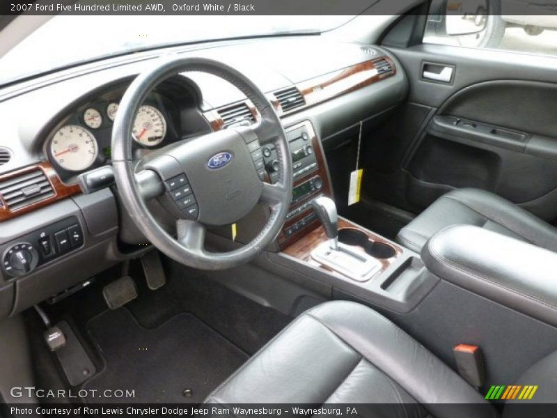 Black Interior - 2007 Five Hundred Limited AWD 