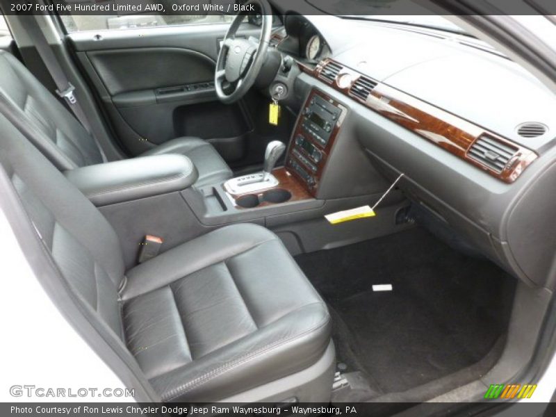 Oxford White / Black 2007 Ford Five Hundred Limited AWD