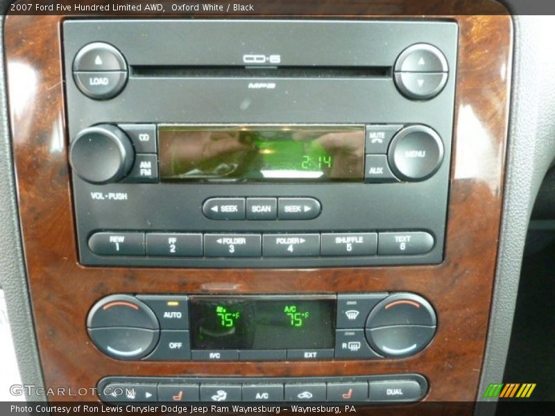 Controls of 2007 Five Hundred Limited AWD