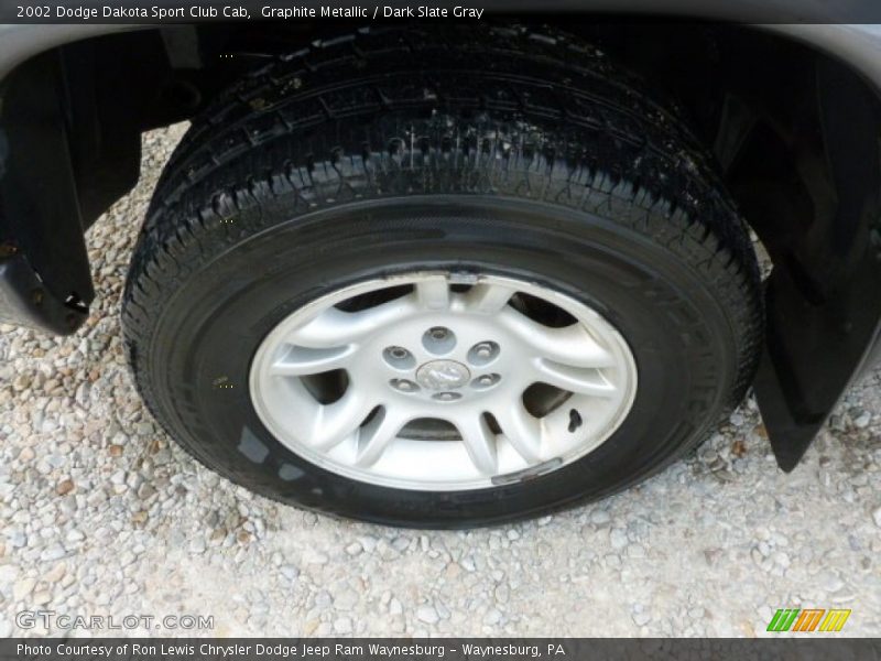 Graphite Metallic / Dark Slate Gray 2002 Dodge Dakota Sport Club Cab